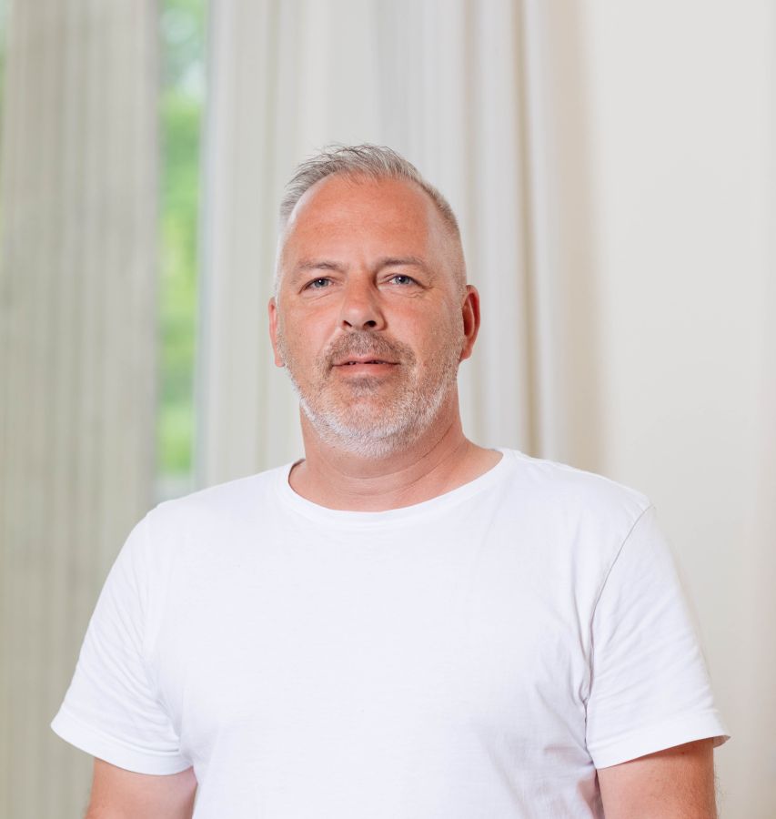 Jens Sommer, Hauswart für die Außenanlage der Villa Schevenstraße